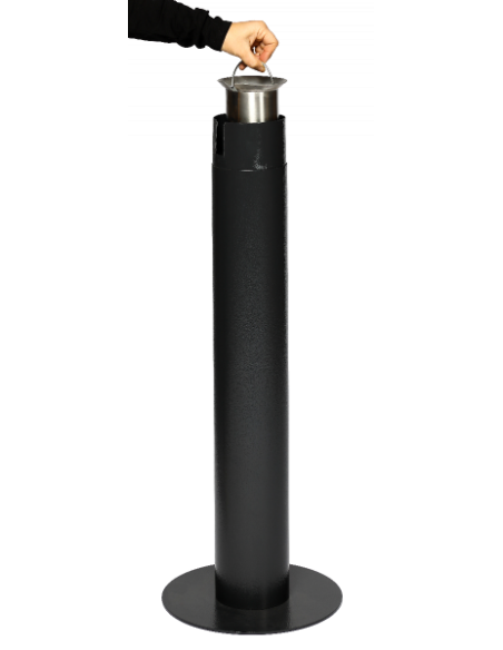 Probbax AT-0295-DGRY: Cenicero Tubular XXL 5 L