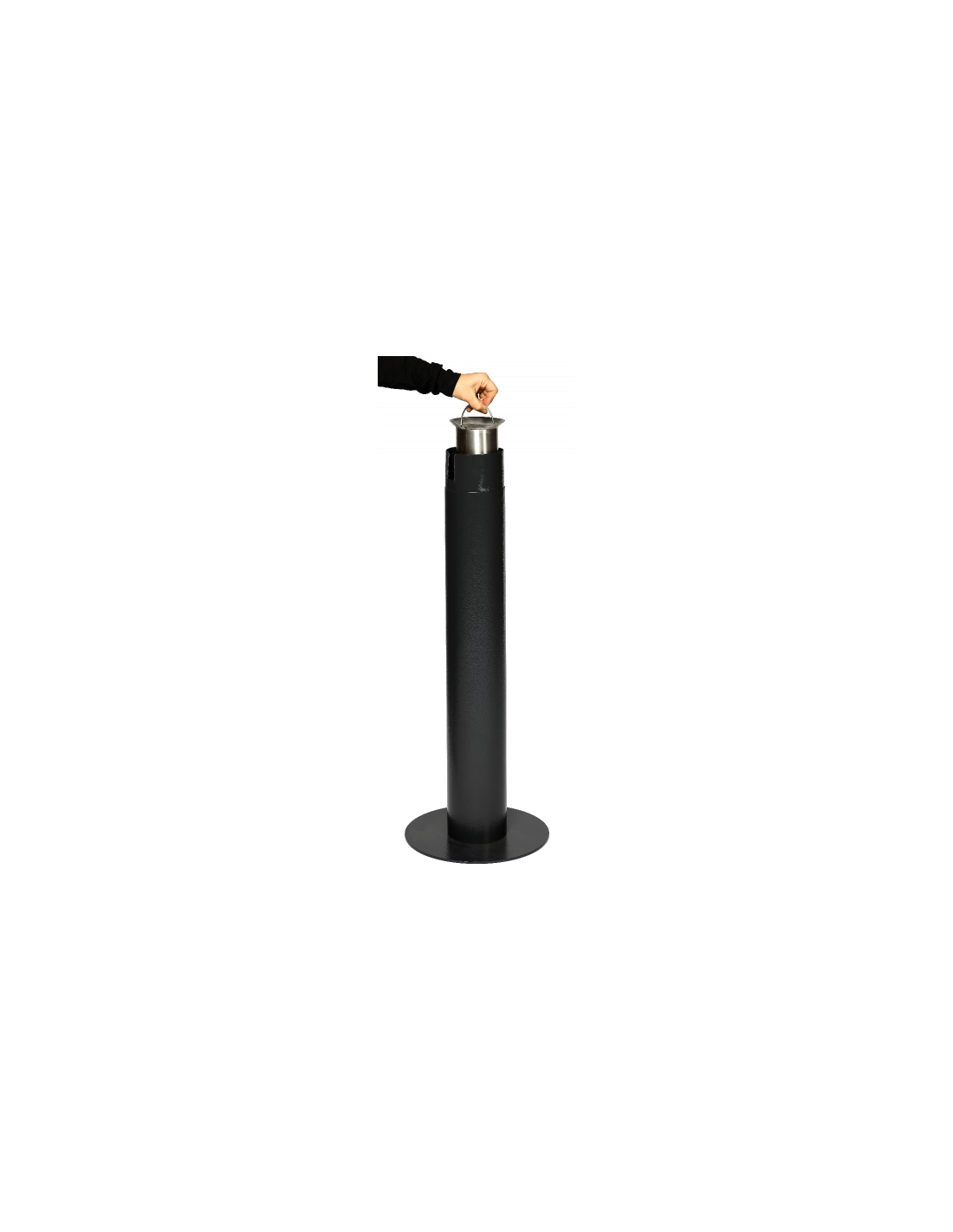 Probbax AT-0295-DGRY: Cenicero Tubular XXL 5 L