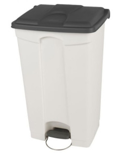 Probbax SO-1290-WGRY: Contenedor con Pedal 90 L