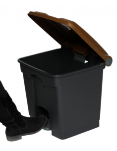 Probbax SO-1230-DBRN: Contenedor Pedal 30 L Reciclado