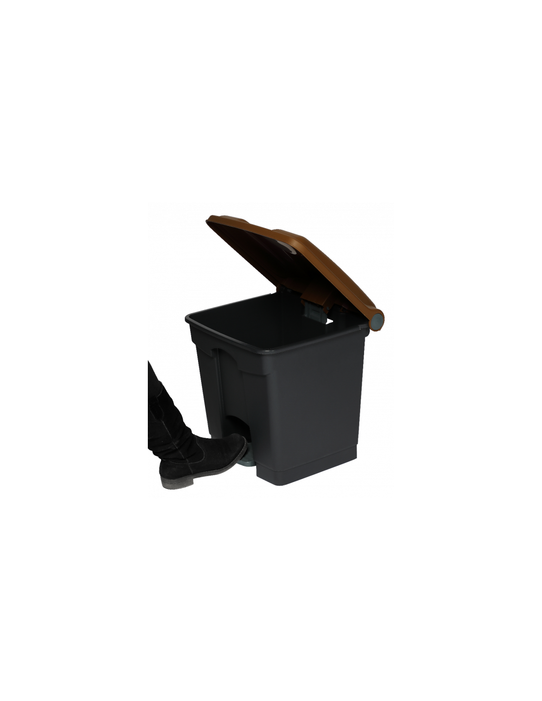 Probbax SO-1230-DBRN: Contenedor Pedal 30 L Reciclado