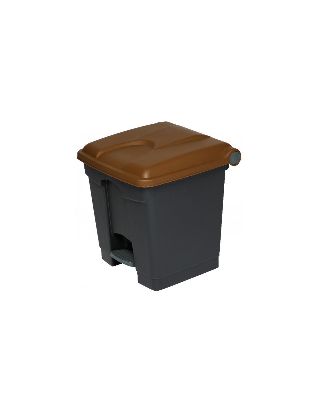 Probbax SO-1230-DBRN: Contenedor Pedal 30 L Reciclado