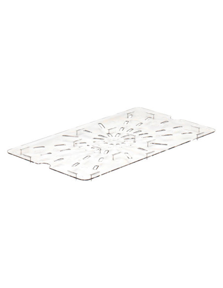 CAMBRO - 10CWD-135 | Fondo Perforado GN 1/1 Transparente | Manté