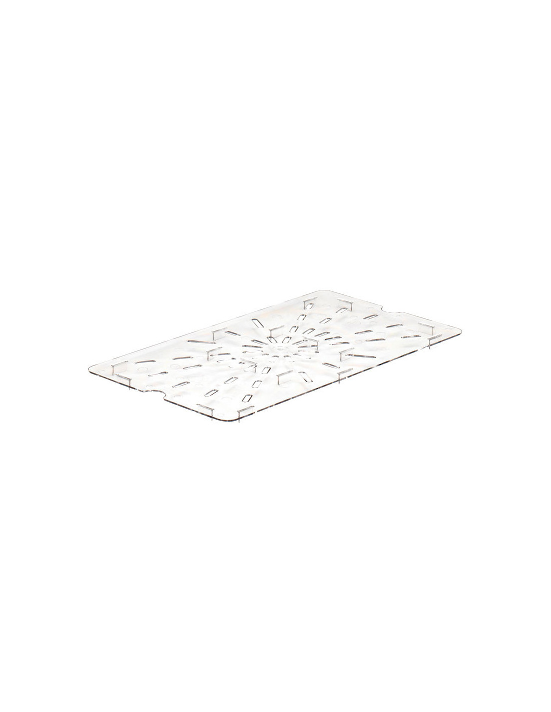 CAMBRO - 10CWD-135 | Fondo Perforado GN 1/1 Transparente | Manté