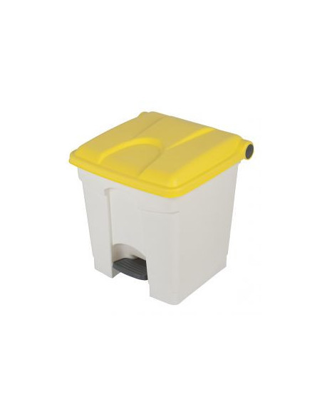 Probbax SO-1230-GYEL: Contenedor con Pedal 30 L