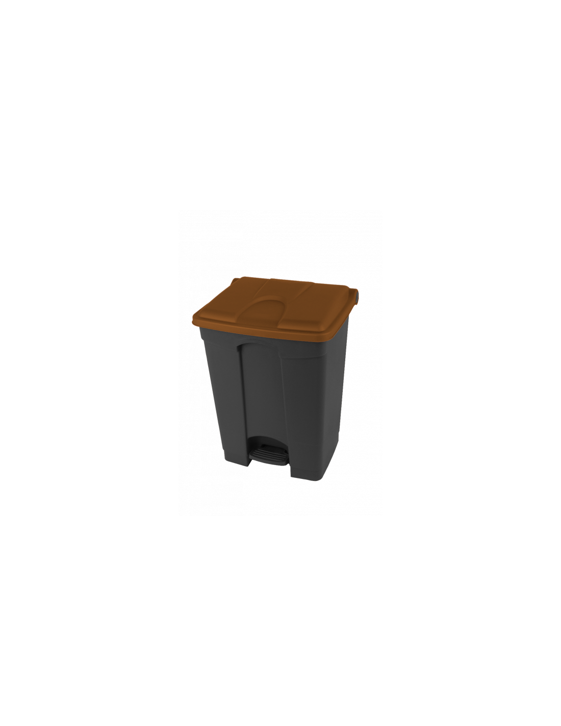 Probbax SO-1270-DBRN: Contenedor Pedal 70 L Reciclado