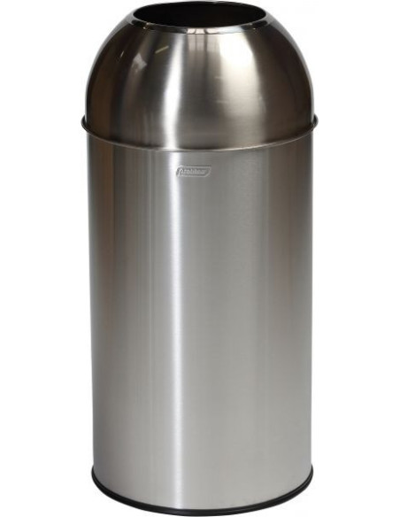 Probbax OD-6140-SSSTL: Papelera Cúpula Abierta 40 L