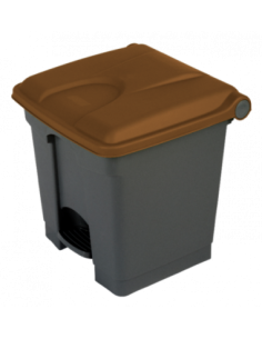 Probbax SO-1230-GBRN: Contenedor con Pedal 30 L