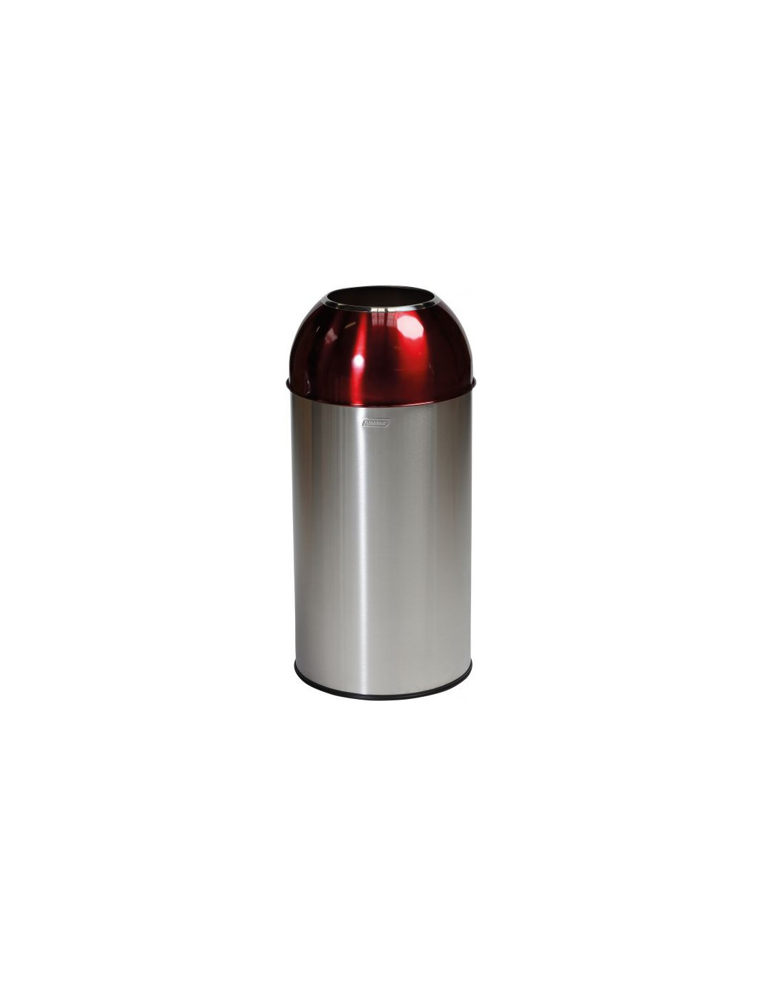 Probbax OD-6140-SRED: Papelera Cúpula Abierta 40 L