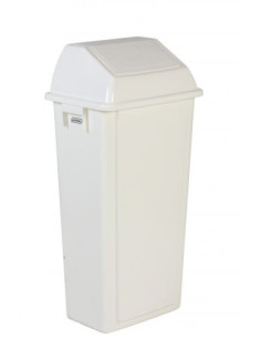 Probbax PB-1290-WHT: Papelera Pared 80 L Tapa Basculante