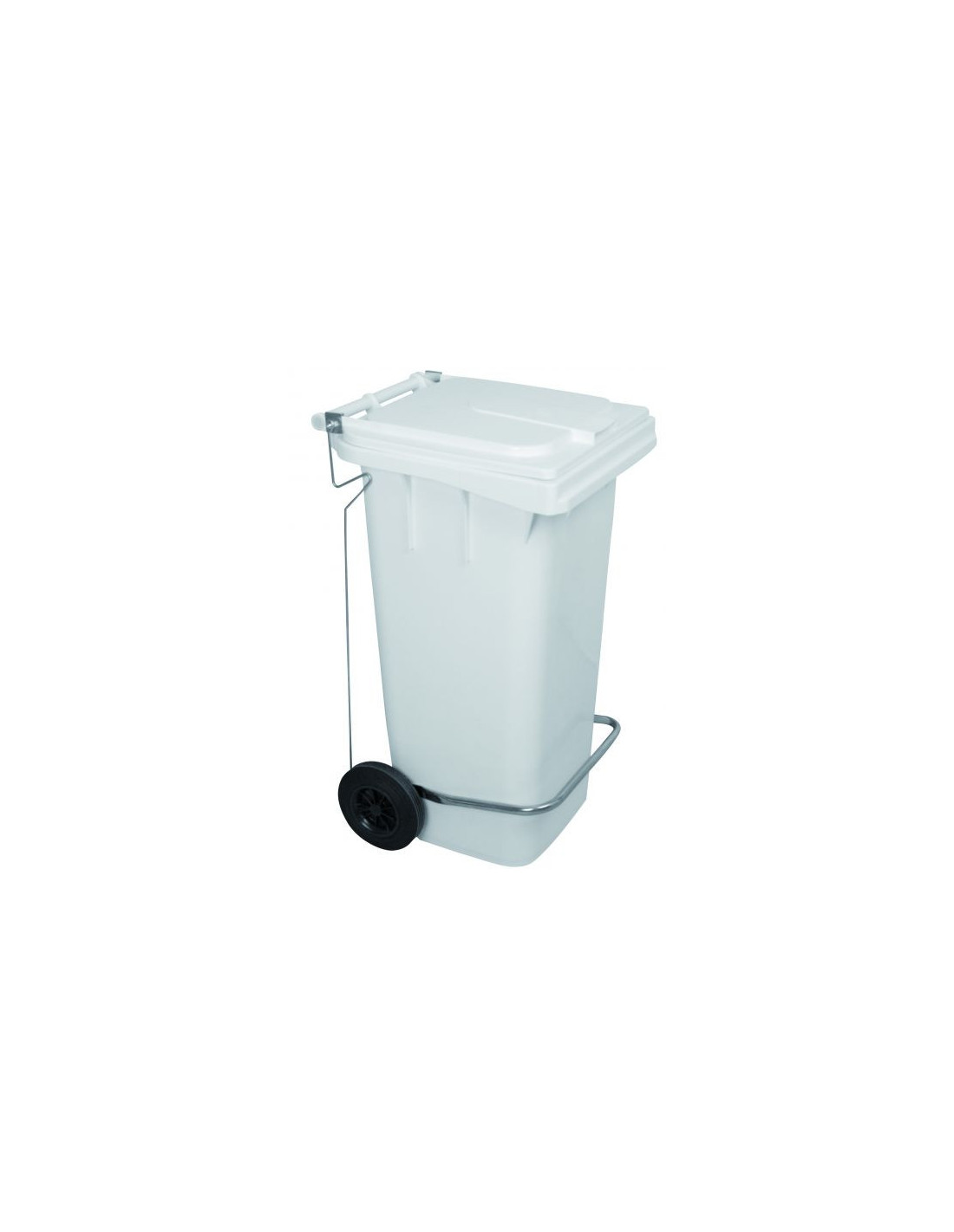 Probbax Contenedor móvil con pedal de 120L
