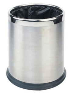 Probbax WB-1051-SSSTL: Papelera Doble Pared 10 L