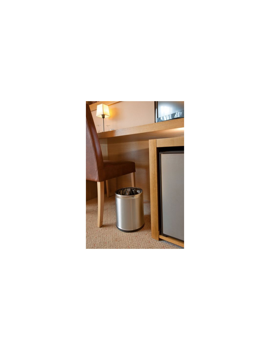 Probbax WB-1051-SSSTL: Papelera Doble Pared 10 L