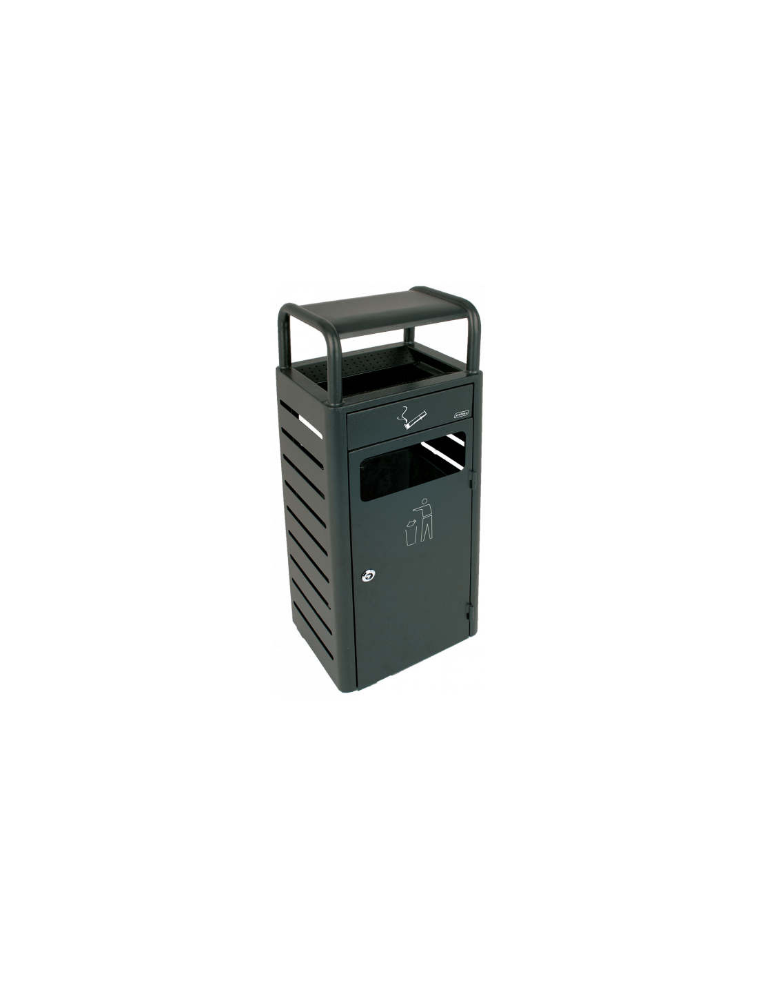 Probbax Contenedor de 20L/2,3L con cenicero
