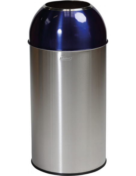 Probbax OD-6140-SBLU: Papelera Cúpula Abierta 40 L