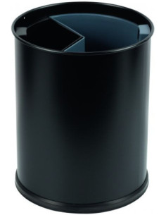 Probbax WB-1253-BLA: Papelera 2 Compartimentos 13 L
