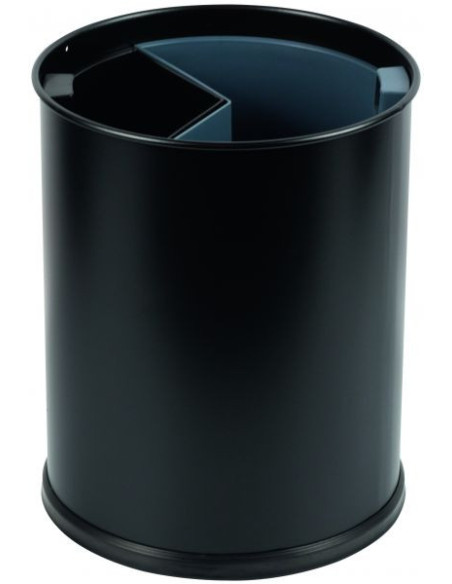 Probbax WB-1253-BLA: Papelera 2 Compartimentos 13 L