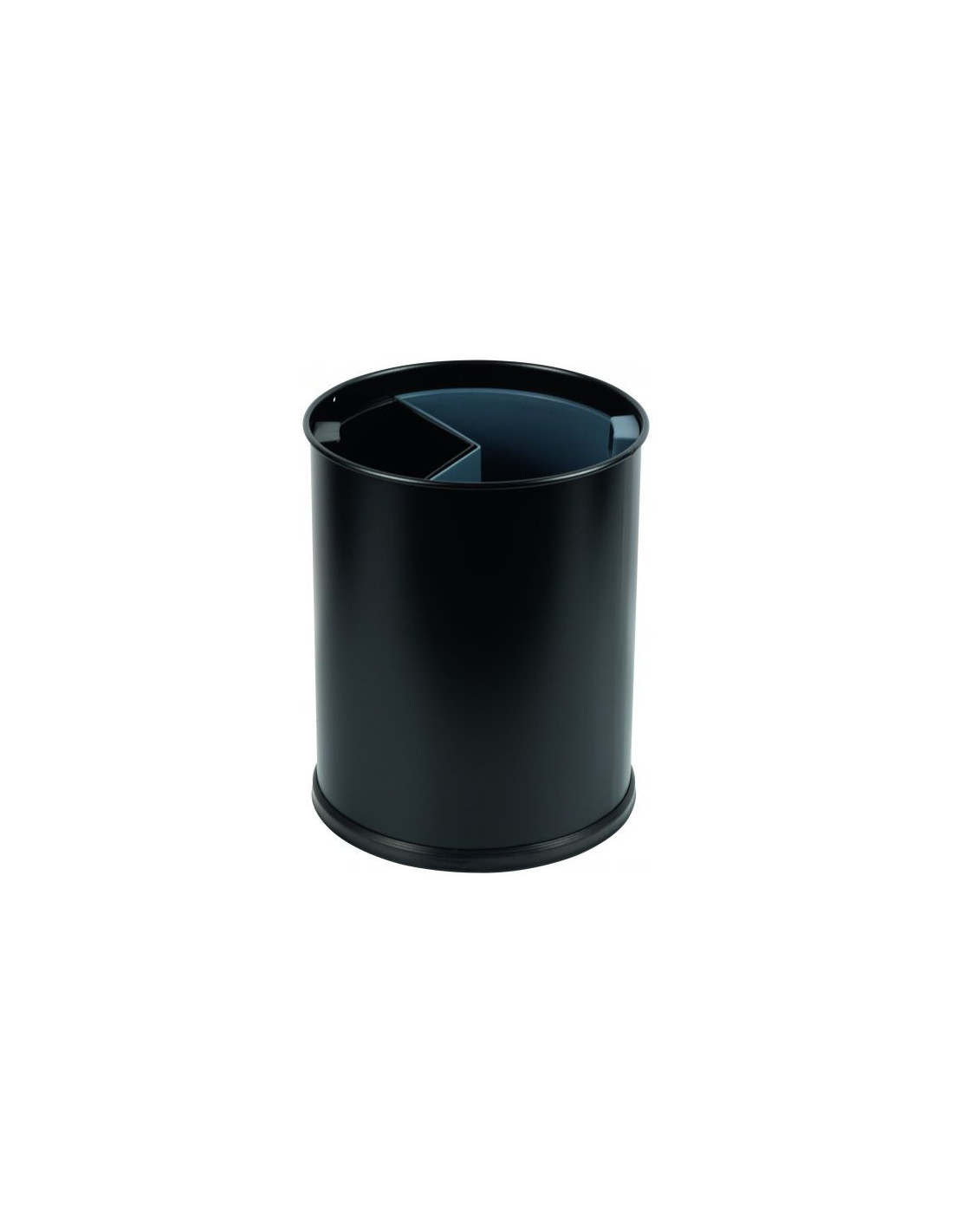 Probbax WB-1253-BLA: Papelera 2 Compartimentos 13 L