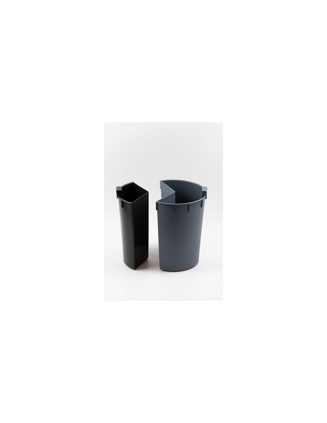 Probbax WB-1253-BLA: Papelera 2 Compartimentos 13 L
