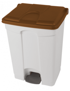 Probbax SO-1270-WBRN: Contenedor con Pedal 70 L