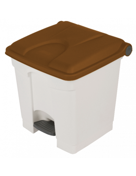 Probbax SO-1245-WBRN: Contenedor con Pedal 45 L