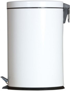 Probbax SO-6020-WHT: Papelera Pedal 20 L Pack 2