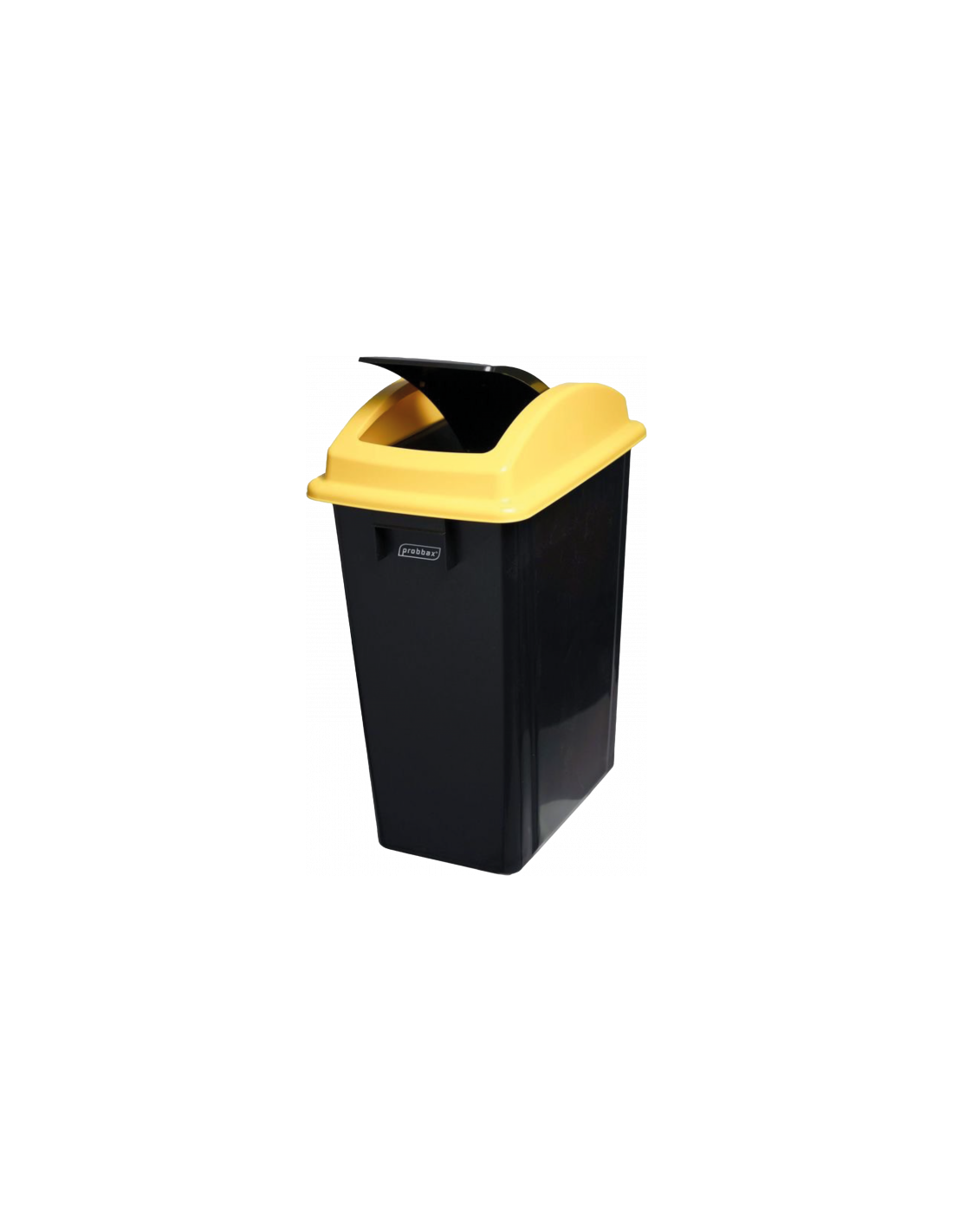Probbax PB-1143-BYEL: Cubo Tapa Abatible 40 L Pack 5