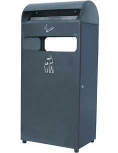 Probbax Contenedor de 48L/4,7L con cenicero