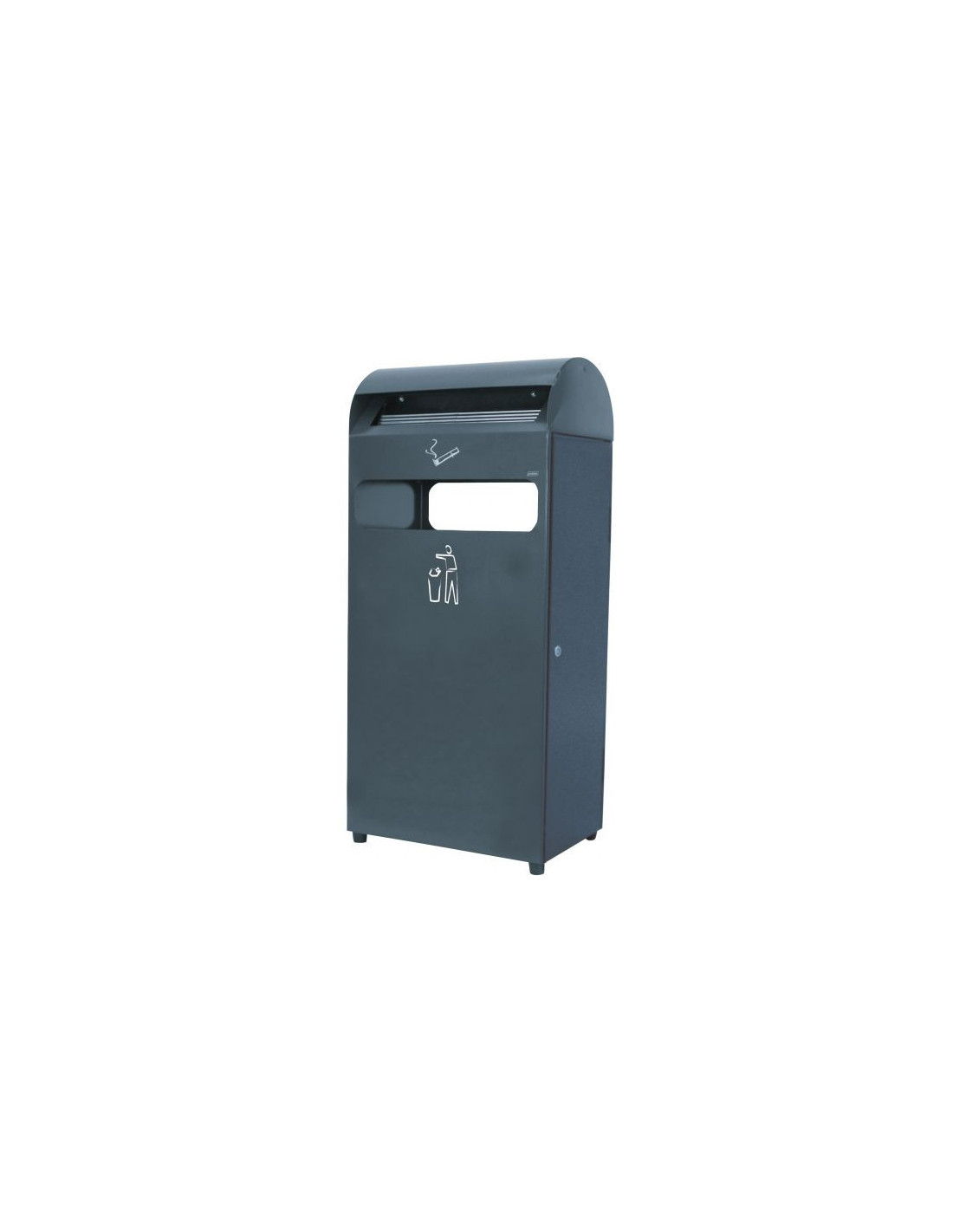 Probbax Contenedor de 48L/4,7L con cenicero