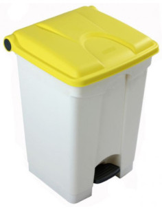 Probbax SO-1245-WYEL: Contenedor con Pedal 45 L