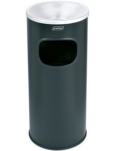 Probbax AT-2030-BLA: Papelera con Cenicero 30 L