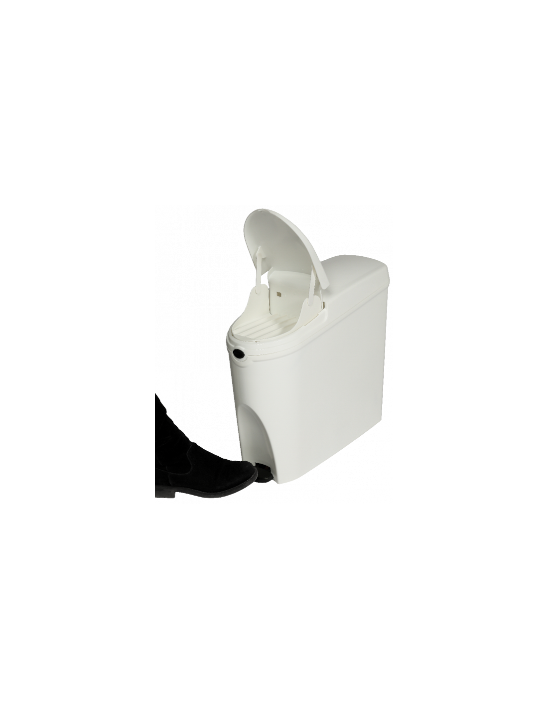 Probbax Contenedor con pedal para toallas sanitarias
