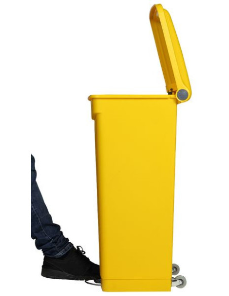 Probbax SO-1290-YEL: Contenedor con Pedal 90 L