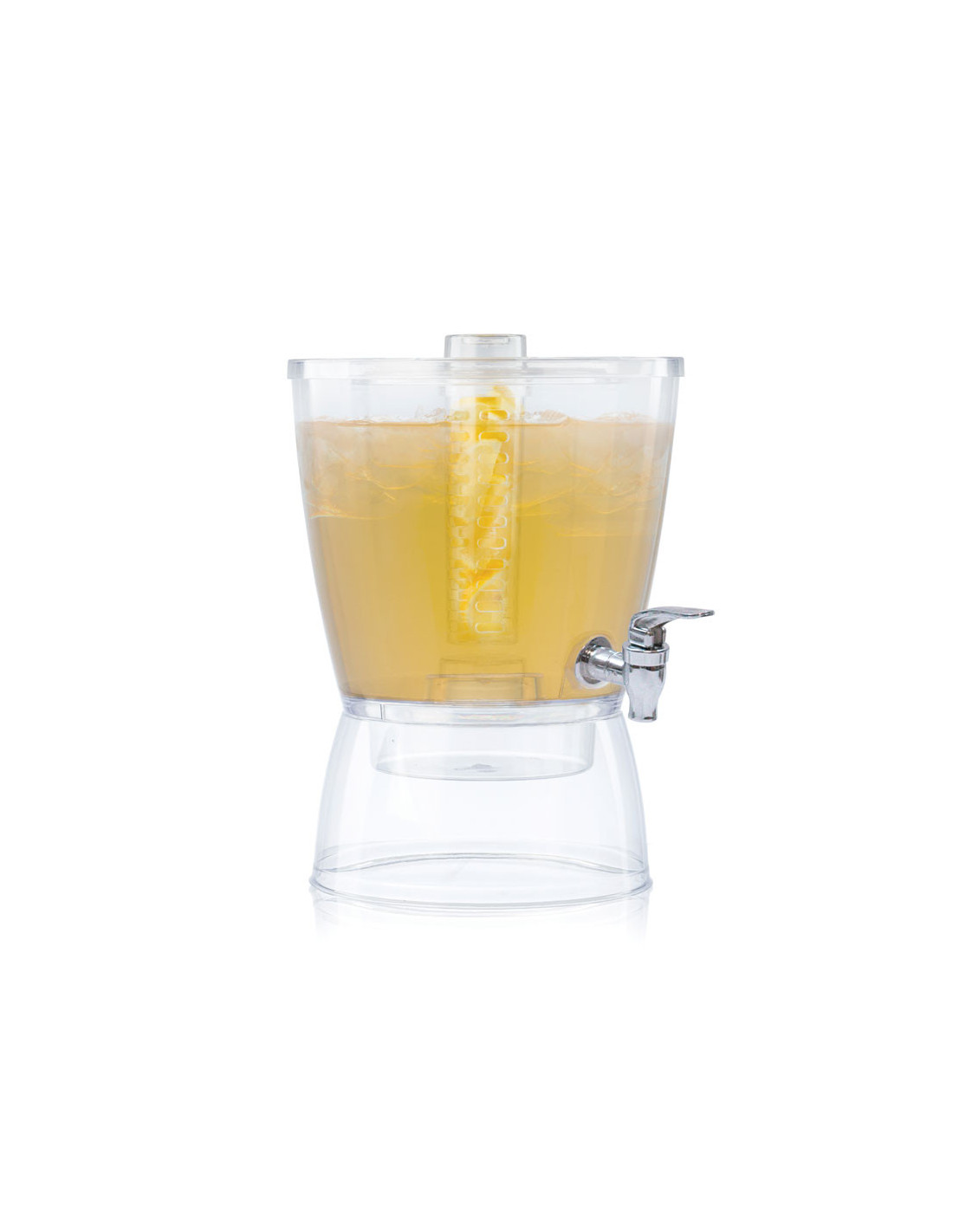 Tablecraft Dispensador acero y tritan 25,5 x 25,5 x 35,5 cm - 5,5 L Incluye Infusor