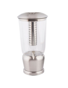 Tablecraft Dispensador acero y tritan 33,5 x 33,5 x 54 cm - 19 L Incluye Infusor