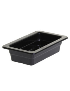 Tablecraft Recipiente GN 1/4 - 6,5 cm Prof. Negro