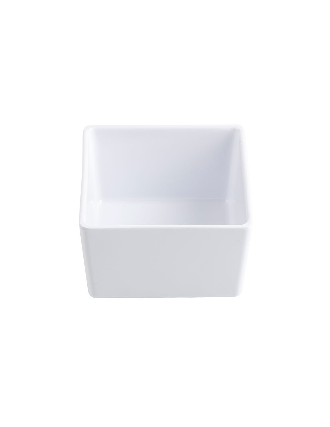 Tablecraft Recipiente de lados rectos - 12,5 x 12,5 x 7,5 cm
