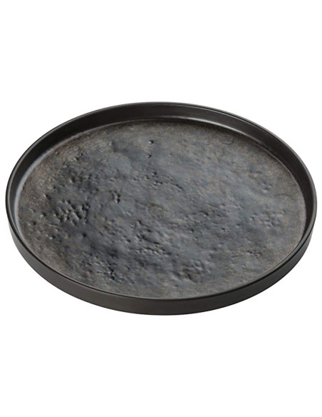Tablecraft Plato redondo - 27 cm Ø Marrón mate