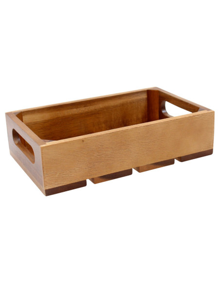 Tablecraft Caja madera GN 1/4 - 25,5 x 16,5 x 7 cm