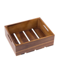 Tablecraft Caja madera GN 1/2 - 32,5 x 25,5 x 11 cm