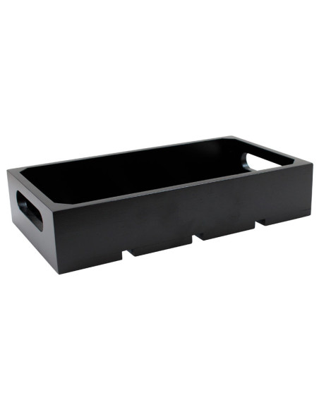 Tablecraft Caja madera GN 1/3 - 32,5 x 17,5 x 7 cm Negro