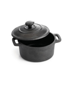 Tablecraft Cacerolita con tapa redonda - 9 cm Ø x 4,5 cm alto. - 235 ml