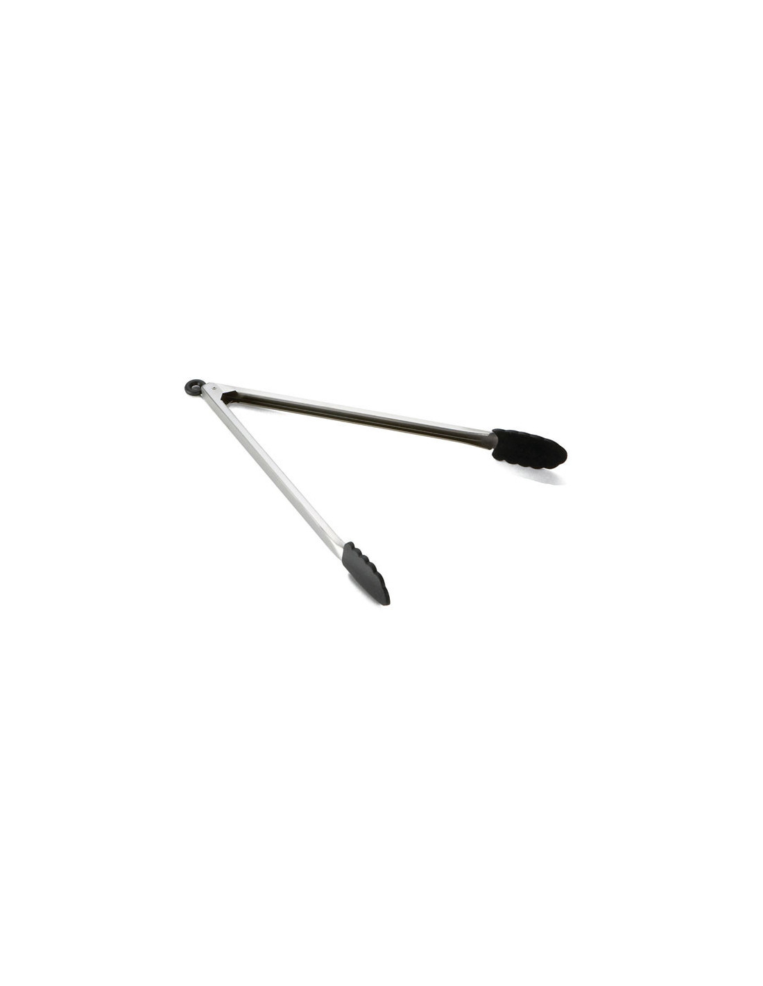 Tablecraft Pinza de acero inoxidable y punta de silicona - 41,5 cm