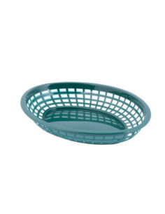 Tablecraft Cesta ovalada Jumbo de 30 x 22 x 4,5 cm Verde Bosque