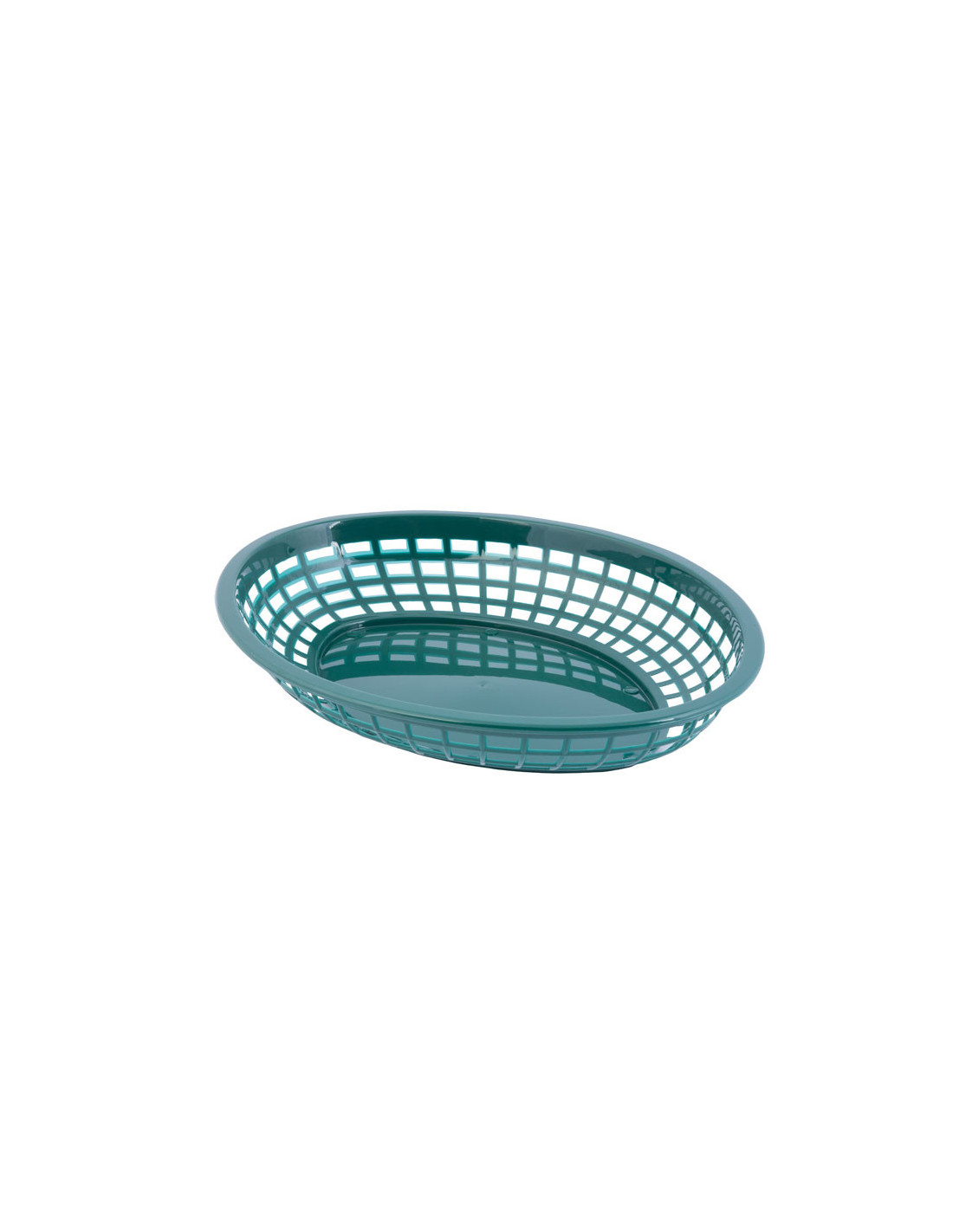 Tablecraft Cesta ovalada Jumbo de 30 x 22 x 4,5 cm Verde Bosque