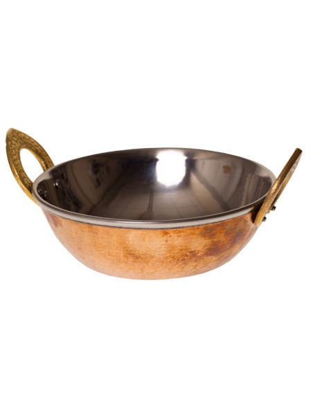 Tablecraft Bol con asas - acabado cobre - 15 cm Ø - 852 ml