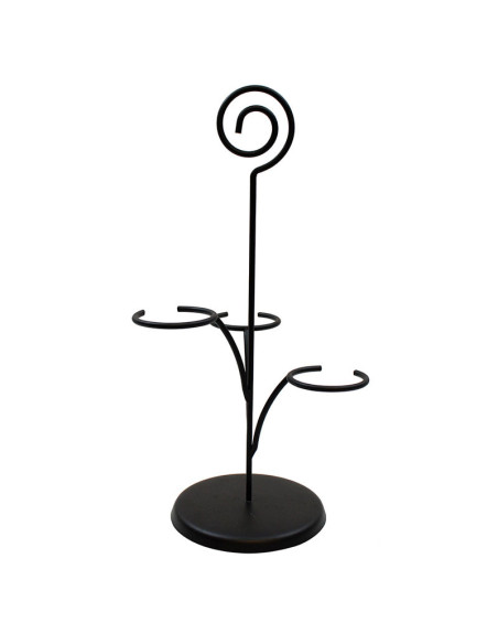 Tablecraft Soporte de degustación para 3 condimentos, 60 - 90 ml 5,5 cm Ø, diseño escalonado