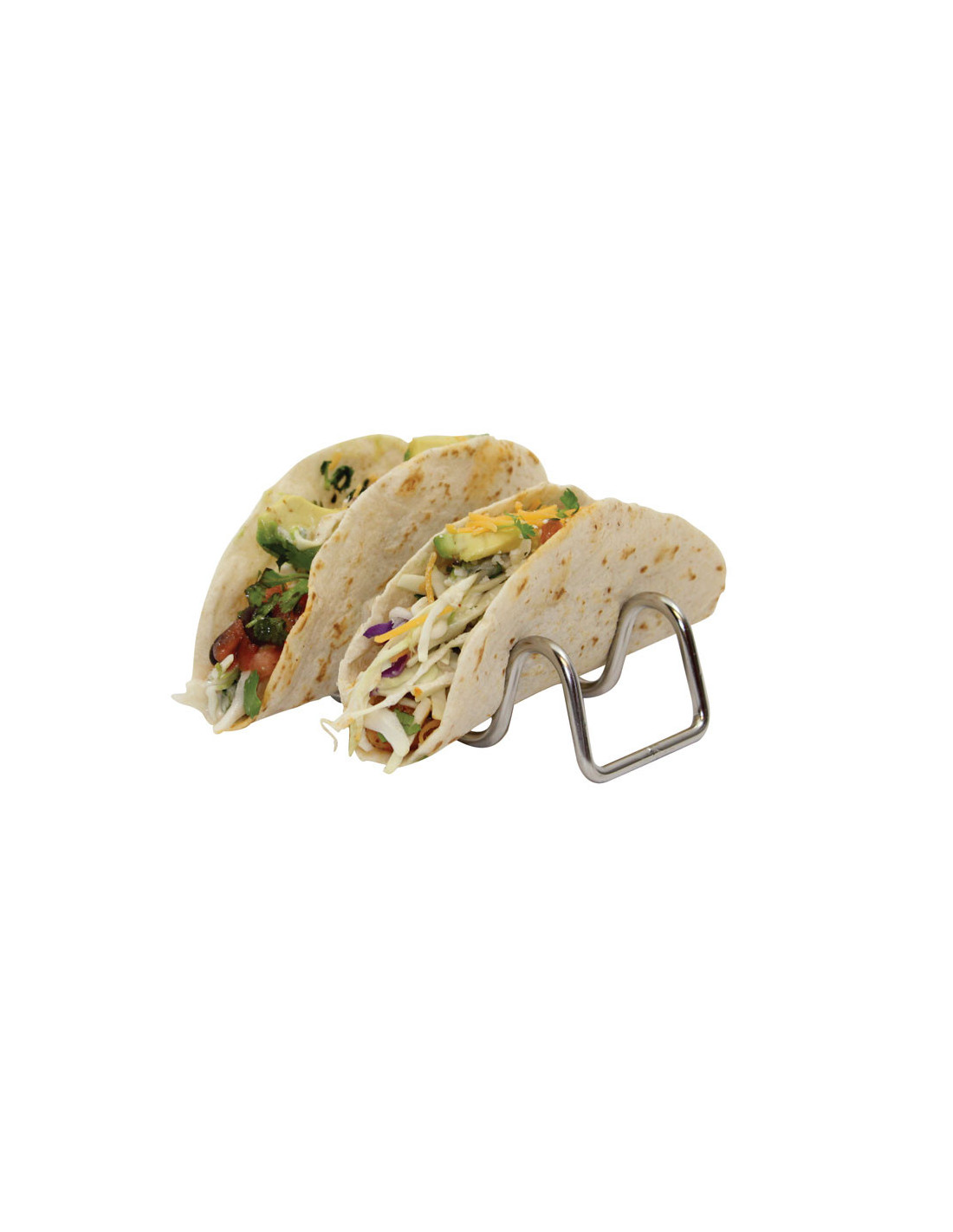 Tablecraft Soporte para tacos 2 - 3 tacos - 14 X 5,5 X 4 cm