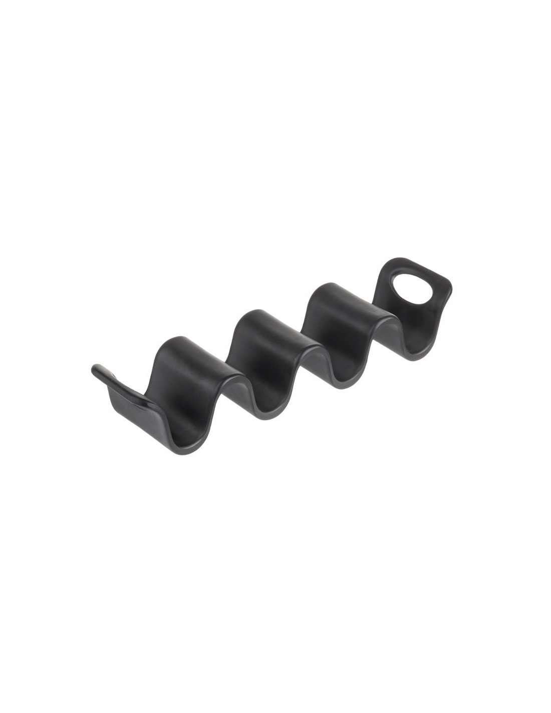 Tablecraft Soporte de melamina para tacos - 3-4 tacos, 19,5 x 5,5 x 4 cm
