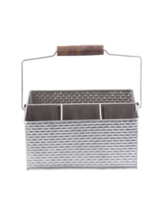 Tablecraft Caja porta cubiertos 27,3 x 21,6 x 12 cm